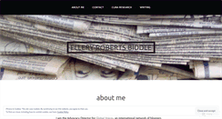 Desktop Screenshot of ellerybiddle.com